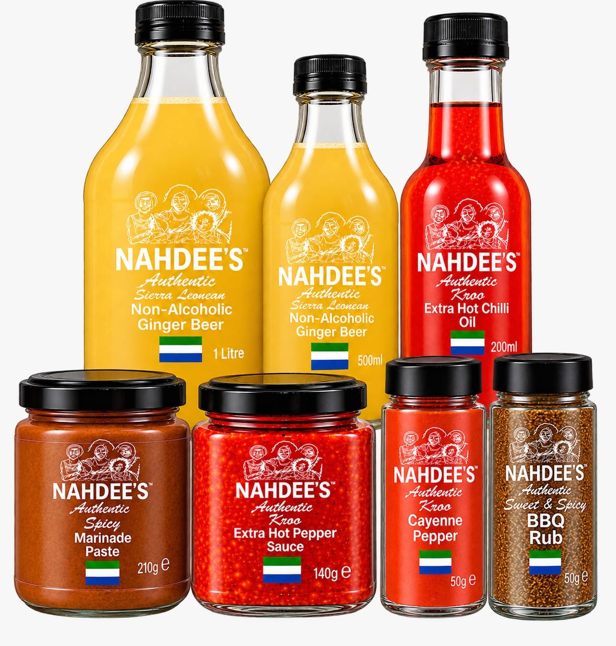 NAHDEE'S complete product collection